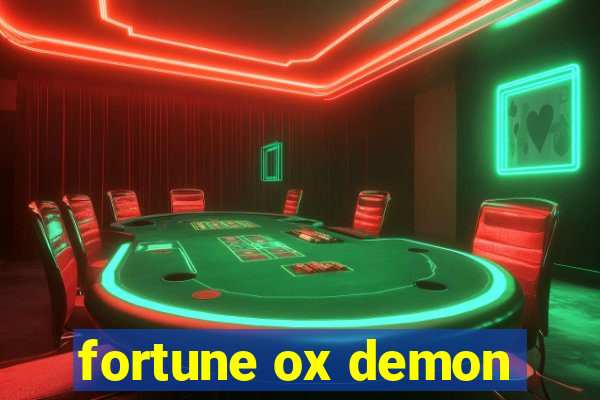 fortune ox demon