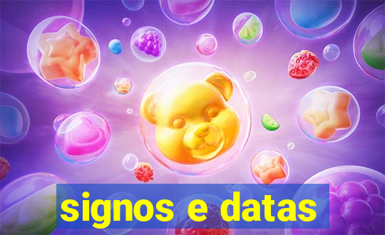 signos e datas