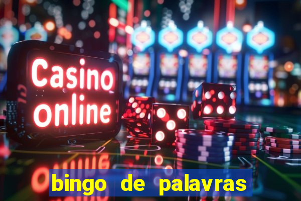 bingo de palavras de natal