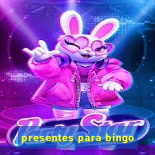 presentes para bingo