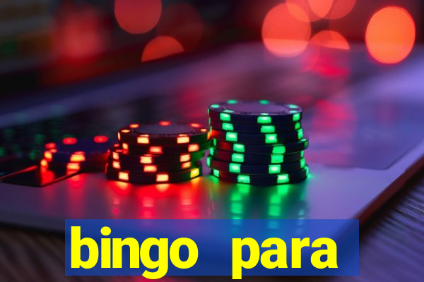 bingo para despedida de solteira para imprimir