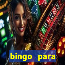 bingo para despedida de solteira para imprimir