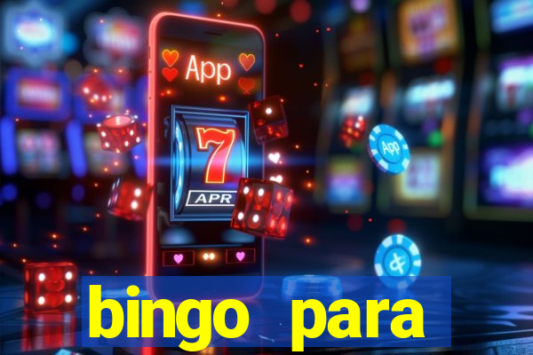 bingo para despedida de solteira para imprimir